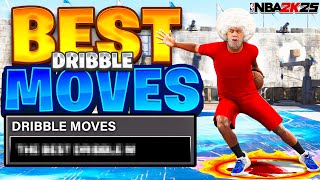 BEST DRIBBLE MOVES  DRIBBLE TUTORIAL w HANDCAM NBA 2K25 HOW TO QUICKSTOP AND SPEEDBOOST [upl. by Aninotna]