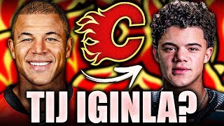 CALGARY FLAMES DRAFTING TIJ IGINLA 2024 NHL Top Prospects Rumours [upl. by Turro]