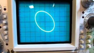 48 Basics of Lissajous Patterns on an Oscilloscope [upl. by Qiratla]