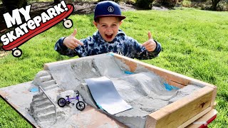 I Built A Skatepark BMXFingerboard [upl. by Odinevneib]