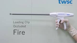 twsc ClipPlus 10mm Disposable Clip Applier ML  Firing Procedure [upl. by Ayaros]