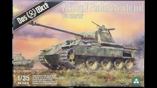 Das Werk 35010 PzkpfwgV Panther A earlymid  Bretagne Panther painting and weathering [upl. by Uolyram]