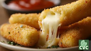 Fried Mozzarella Sticks Easy amp Delicious Appetizers at Home [upl. by Retsbew]