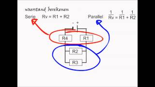 natuurkunde 3e klas elektriciteit 46 vervangingsweerstand [upl. by Niboc]