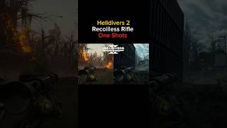 Helldivers 2 The Recoilless Rifle Can One Shot Bile Titans And Factory Striders Now helldivers2 [upl. by Vera]