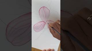 Try THIS painting technique to master your watercolor skills watercolorflowers easypainting art [upl. by Gibbon]