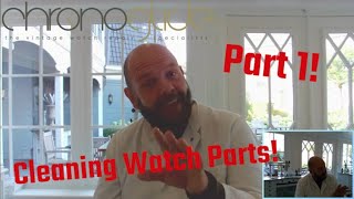 How to clean watch parts  Part 1of3  The basics [upl. by Hapte]