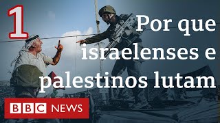 Como começou o conflito entre israelenses e palestinos [upl. by Retse307]