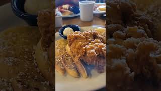 Breakfast at cracker Barrel with the family food foodie breakfast restaurant family [upl. by Ocer99]