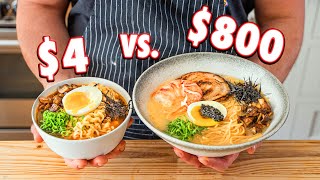 4 Dollar Ramen Vs 800 Dollar Ramen [upl. by Assilev]