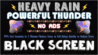 99 End Insomnia in 3 Minutes・Reduce Stress to Fall Asleep Quickly to Reduce Stress｜BLACK SCREEN [upl. by Ahsimik]