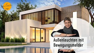 Außenleuchte mit Bewegungsmelder kurz erklärt  Sicherheit  Beleuchtung [upl. by Cyler49]