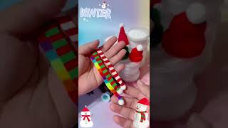 Snowman clay set ชุดปั้นทำสโนว์แมน DIY มีแป้ง clay ปั้นสโนว์แมนตัวเล็กได้ 12 ตัว TOY806 [upl. by Etnovert59]