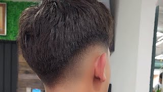 paso a paso para principiantes degradando en V corte de barbería Gutibarber89 [upl. by Melanie]