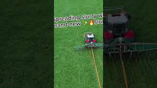 Spreading slurry farming agriculture foryou masseyferguson perwolf ￼ ￼slurry [upl. by Kinata357]