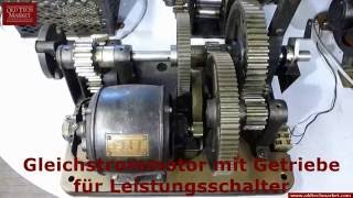 Gleichstrommotor mit Getriebe für Leistungsschalter [upl. by Rawlinson]