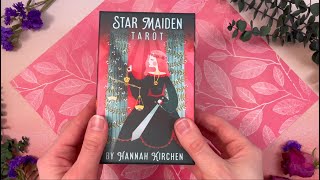 Star Maiden Tarot 💫 Unboxing  Flip Through tarot [upl. by Levison]