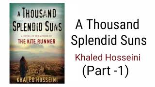 A Thousand Splendid suns by Khaled Hossaini in Tamil [upl. by Noerb]