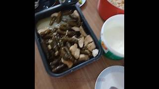 dinner food vlog  yabraq fasolia donuts shorts [upl. by Gnak]