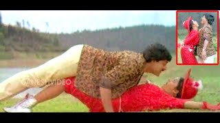 Chiranjeevi Trinetrudu Movie Video Songs  Lovely Lakumuki [upl. by Bonine]