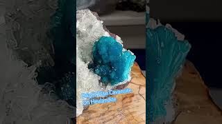 Huge Bright Blue Cavansite minerals crystalshop crystals [upl. by Debra]