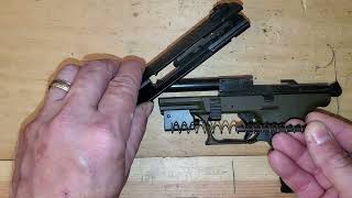 Walther P22  Assembly and disassembly for cleaning [upl. by Ahsinahs]