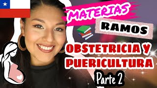 TODAS LAS MATERIAS DE LA CARRERA DE OBSTETRICIA EN CHILE PARTE 2  CataBelen [upl. by Oates]