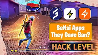 Top 5 Best HEADSHOT Sensi App For Free Fire  Free Fire Headshot Setting [upl. by Reube]