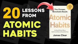 20 Lessons from Atomic Habits 🔥 [upl. by Malamud]