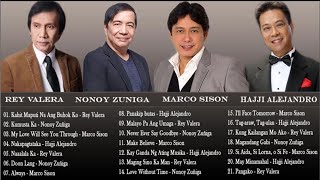 Continuous OPM Tagalog Love Songs Rey Valera Marco Sison Nonoy Zuñiga Hajji Alejandro [upl. by Lougheed]