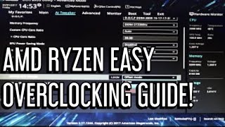 AMD RYZEN OVERCLOCKING EASY STEP BY STEP GUIDE [upl. by Anielram]