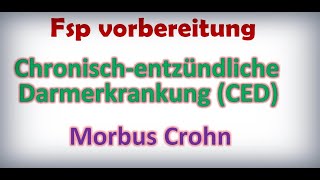 fsp vorbereitung morbus crohn [upl. by Tareyn]