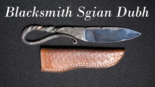 Making a Blacksmith style Sgian Dubh [upl. by Anehsak]