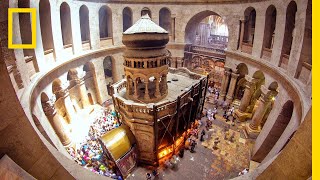 Experience the Tomb of Christ Like Never Before  National Geographic [upl. by Marlen]