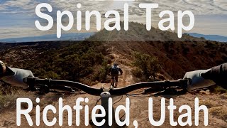 Mountain Biking Spinal Tap  Middle and Lower  Richfield Utah [upl. by Thorlay]