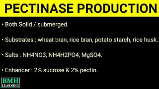 Production Of Pectinase  Industrial amp Microbial Production Of Pectinase [upl. by Inoj]