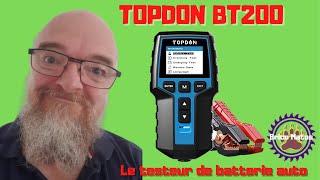 Topdon BT200 Le testeur auto pour batterie circuit de charge et alternateur 12V et 24V [upl. by Bradeord]