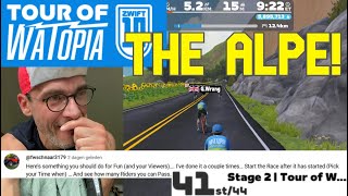 ALPE du Zwift challenge  How many people can I overtake [upl. by Christopher]