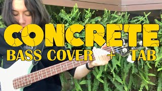 Concrete  Lovejoy Bass cover w free tab transcription [upl. by Landy]