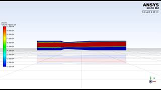 Crude Oil  Water annular flow in Venturi  ANSYS Fluent [upl. by Herodias]