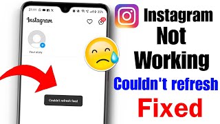 Instagram not working today  Instagram couldnt not refresh  Instagram server down today problem [upl. by Matthei]