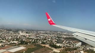 Corendon Airlines Boeing 737800 Landing At Antalya Runway 18C [upl. by Auot]