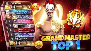 FREE FIRE NEW LIVE STREAM RANK PUSH GRANDMASTER PUSH LIVE FREE FIRE RANK PUSH [upl. by Nevetse]