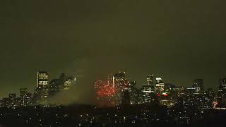 2023 New Years Eve Fireworks in Calgary Alberta Canada [upl. by Schnapp654]