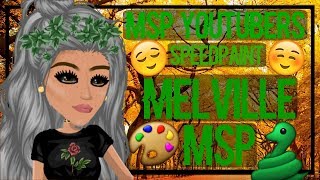 Melville MSP  MSP YouTubers Speedpaint ♥ JennySpeedPaints ♥ [upl. by Nevaj]