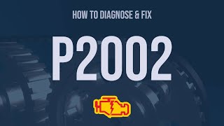 How to Diagnose and Fix P2002 Engine Code  OBD II Trouble Code Explain [upl. by Sillad]