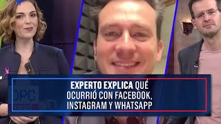 ¿Qué pasó con Facebook Instagram y WhatsApp experto lo explica  De Pisa y Corre [upl. by Jarlath]