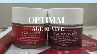 Optimal Age Revive Day amp Night Cream  Antiaging How To Use Review [upl. by Eanyl]