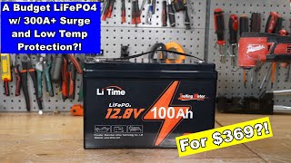 369 Li Time 12V LiFePO4 Battery 300500A Surge Low Temp Protection [upl. by Senalda]