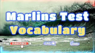 Marlins Test For Seafarer  Vocabulary [upl. by Loar238]